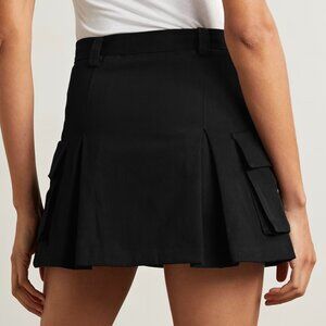 NWT The Frankie Shop Audrey Cargo Pleated Miniskirt (S)